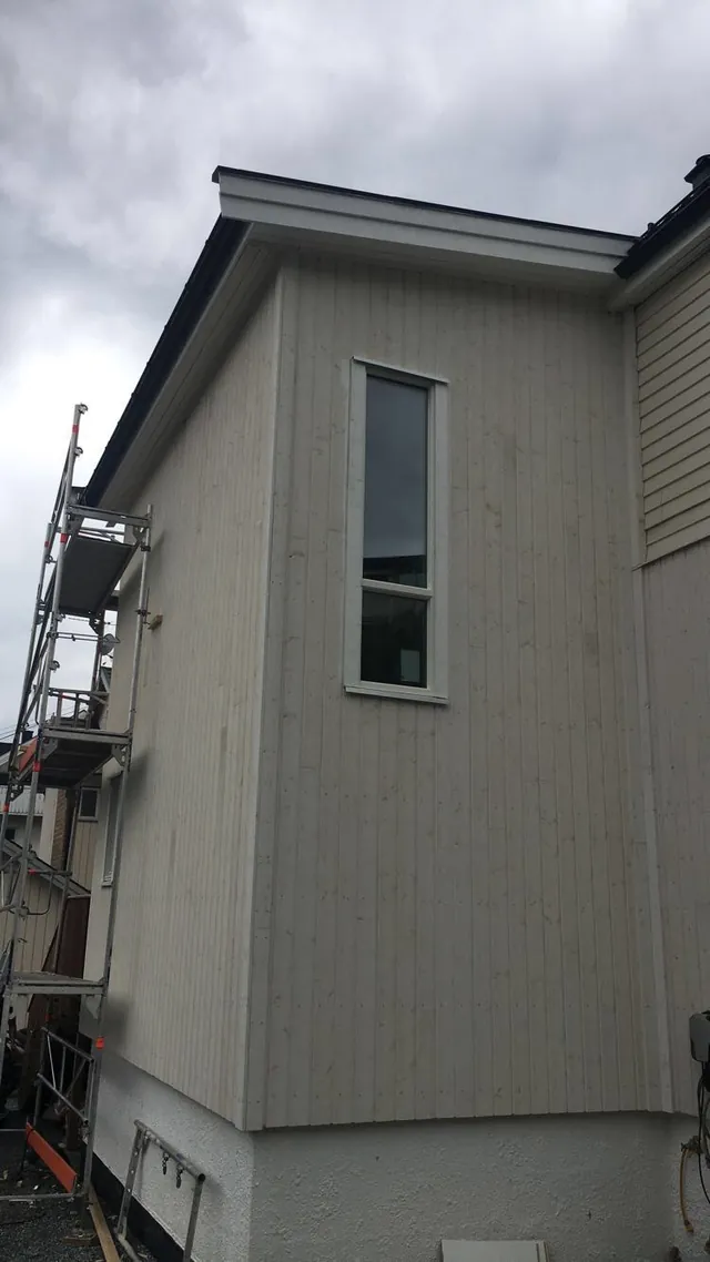 Ferdig kledd tilbygg på Bestum